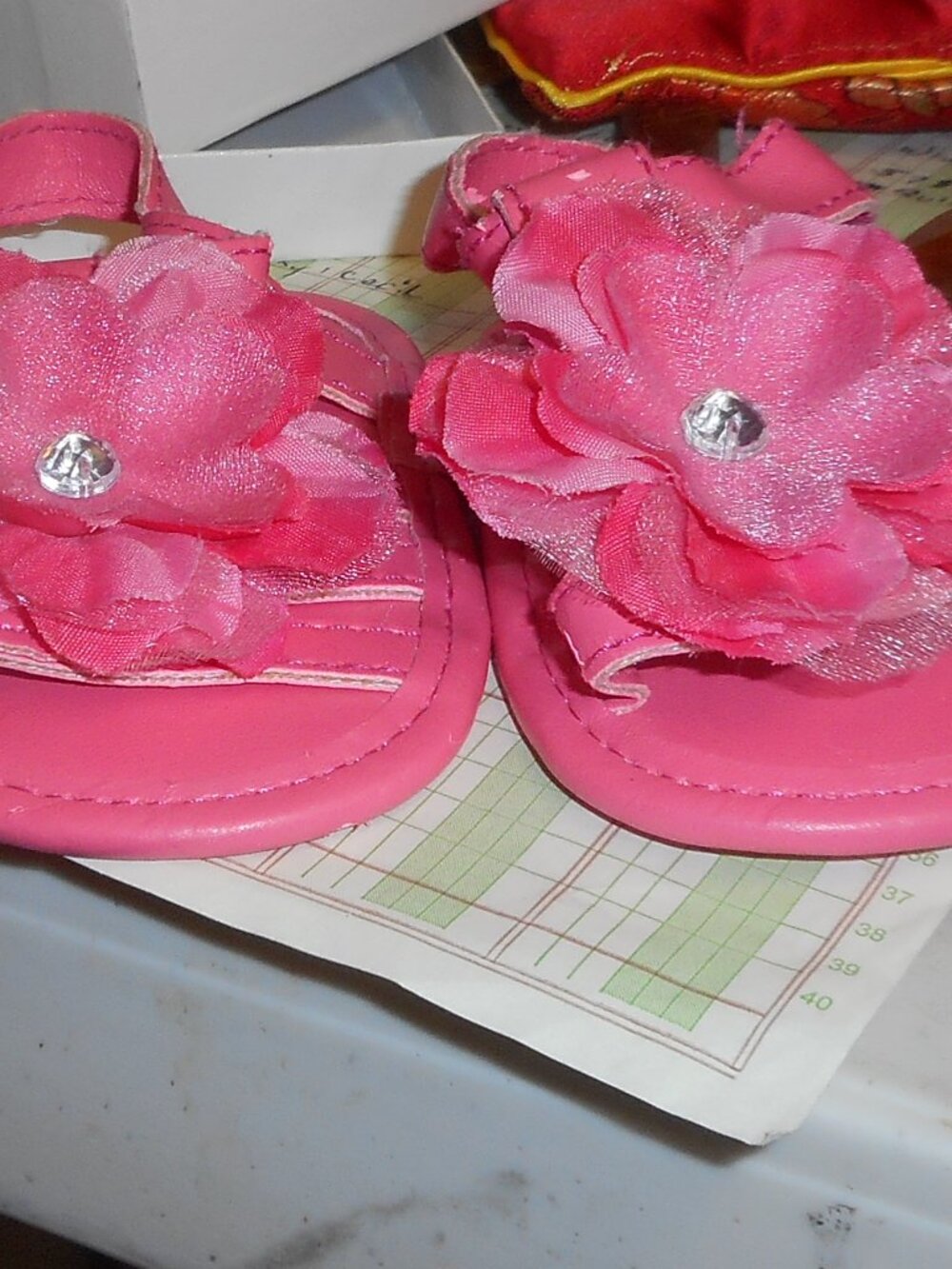 KOALA BABY - KIDS, little girl’s, big flower on front, color- ROSE/PINK, SIZE 2